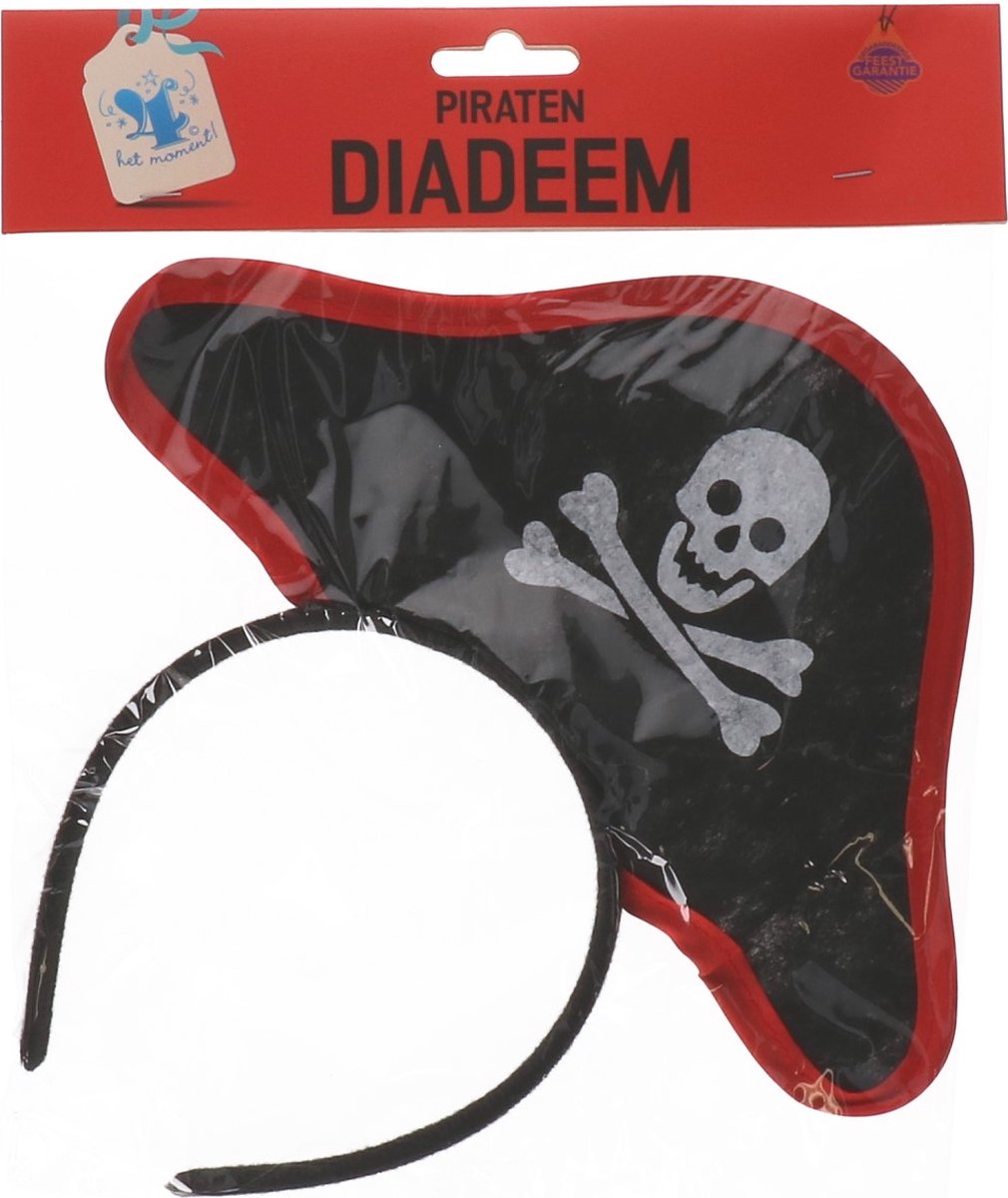 Piraten diadeem | Kinderfeestje | Thema feest | Verkleedspullen | Carnaval | Halloween